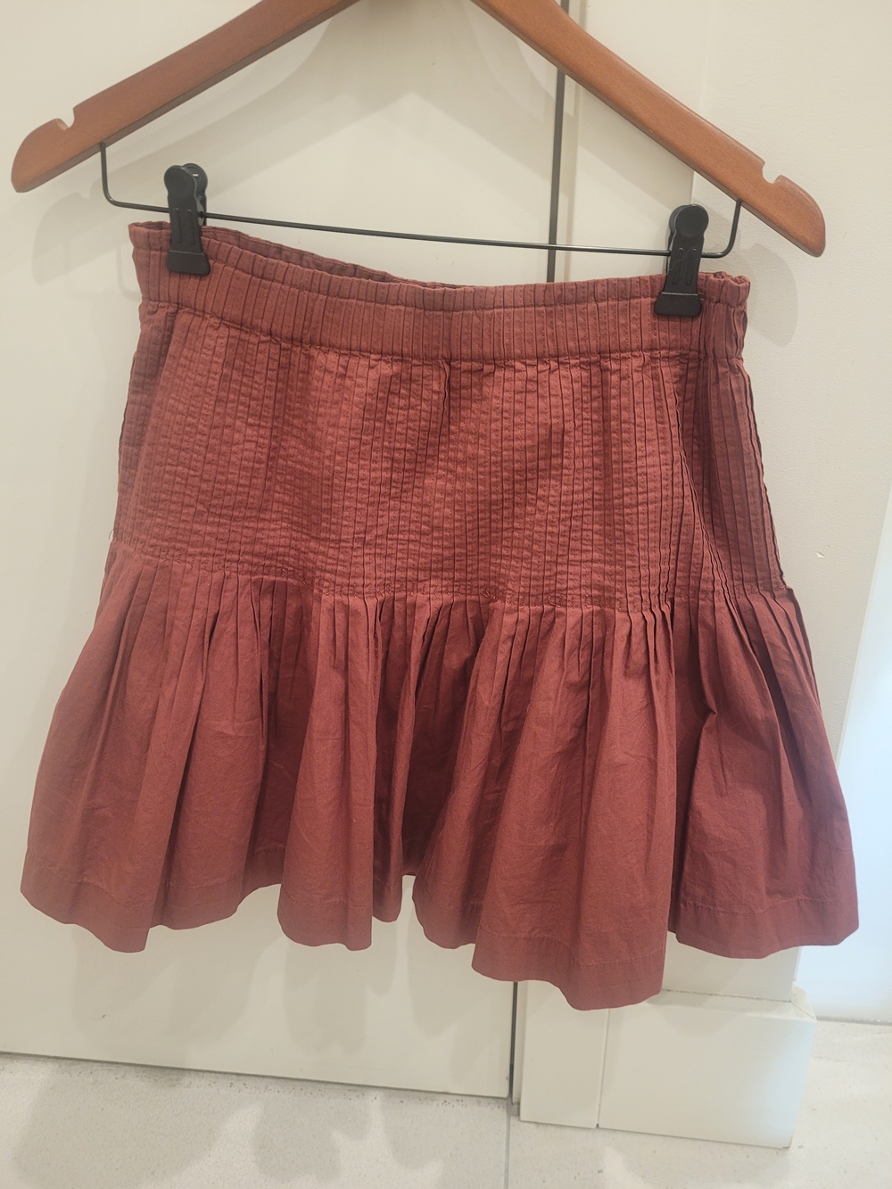 Anthropologie Pintuck Mini - Rust